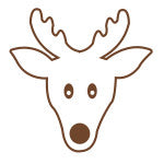 Incentive Stamp - Reindeer - Creative Shapes Etc.
