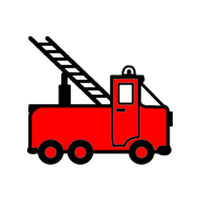 Incentive Stamp - Fire Truck - Creative Shapes Etc.