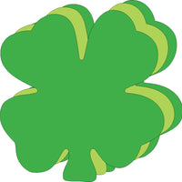 Assorted Green Four Leaf Clover Assorted Color Creative Cut-Outs- 3” - Creative Shapes Etc.