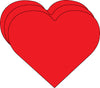 Baby Heart Single Color Creative Cut-Outs- 2" x 2.75" - Creative Shapes Etc.