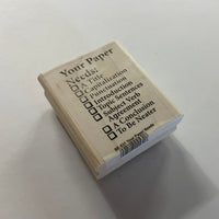 Teacher's Stamp - Your Paper Needs