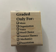 Teacher's Stamp - Graded For - Creative Shapes Etc.