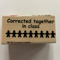 Teacher's Stamp - Corrected Together - Creative Shapes Etc.