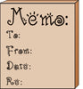 Teacher's Stamp - Memo - Creative Shapes Etc.