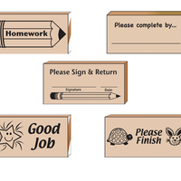 Teacher's Helper Stamp Set - Creative Shapes Etc.