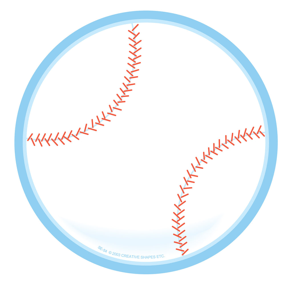 Large Notepad - Baseball - Creative Shapes Etc.