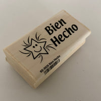 Teacher's Stamp Spanish - Bien Hecho (Good Job) - Creative Shapes Etc.