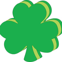 Assorted Green Shamrock Assorted Color Creative Cut-Outs- 3” - Creative Shapes Etc.