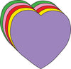 Heart Assorted Color Creative Cut-Outs- 3" - Creative Shapes Etc.