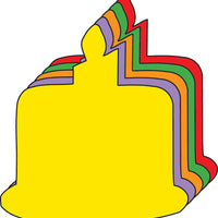 Small Assorted Color Creative Foam Cut-Outs - Birthday Cake - Creative Shapes Etc.