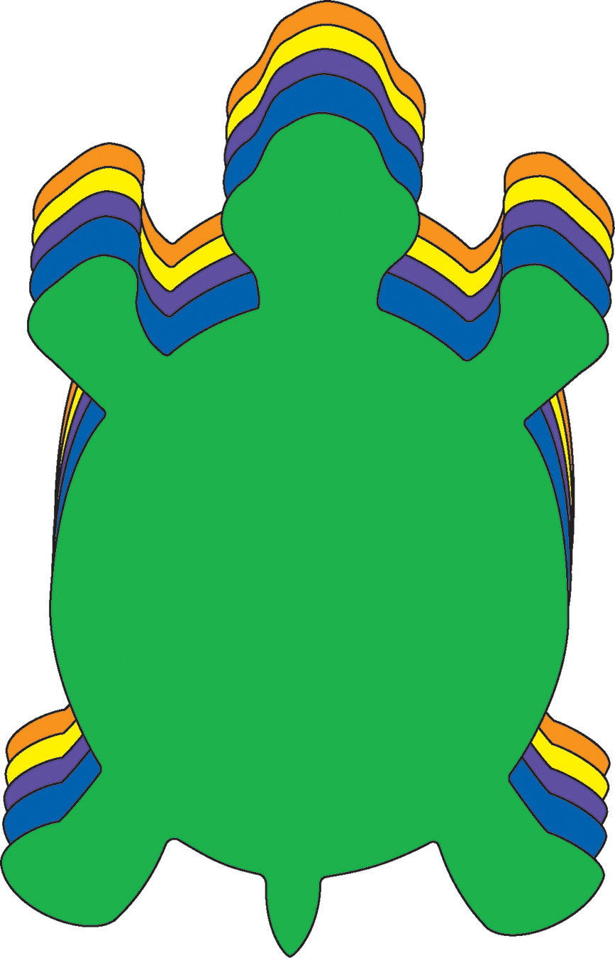 Turtle Assorted Color Creative Cut-Outs- 3” - Creative Shapes Etc.