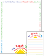 Notes & Quotes Writing Set - Touch the Future - Creative Shapes Etc.