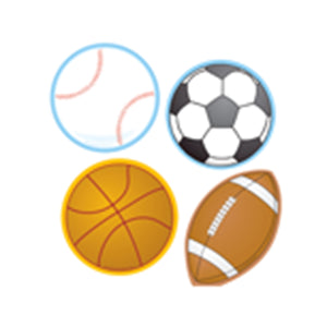 Mini Accents - Sports Variety Pack - Creative Shapes Etc.