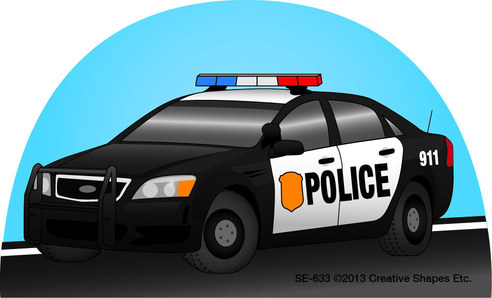 Mini Notepad - Police Car - Creative Shapes Etc.