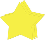 Star Bright Neon Single Color Super Cut-Outs- 8” x 8”