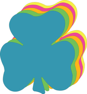 Shamrock Bright Neon Assorted Color Super Cut-Outs- 8” x 9” - Creative Shapes Etc.