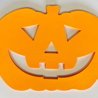 Jack O Lantern Bright Neon Single Color Super Cut-Outs- 8” x 10” - Creative Shapes Etc.