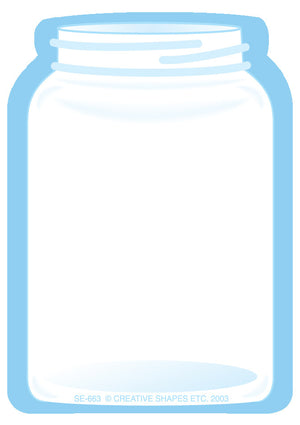 Mini Note Jar SHAPES ETC. Mini Notepad - Jar