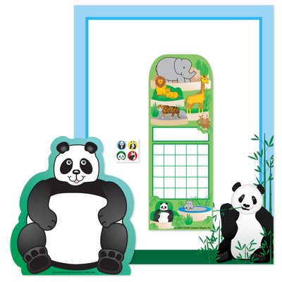 Stationery Set - Panda - Creative Shapes Etc.