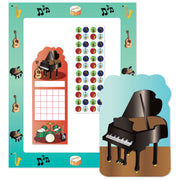 Stationery Set - Musical Instruments - Creative Shapes Etc.