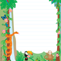 Large Notepad - Rainforest / Lined - Creative Shapes Etc.
