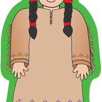 Mini Notepad - Native American Girl - Creative Shapes Etc.