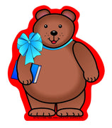 Mini Notepad - Bear with Book - Creative Shapes Etc.