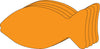 Faith Fish Large Foam Single Color Creative Cut-Outs - Creative Shapes Etc.