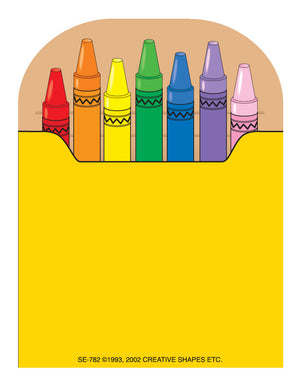 Mini Notepad - Crayon Box - Creative Shapes Etc.
