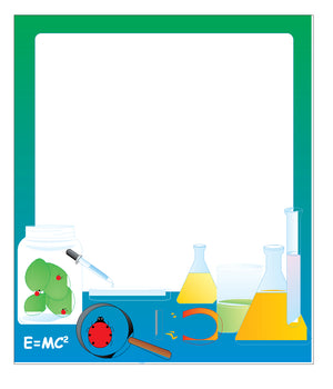 Mini Notepad - Science Lab / Lined - Creative Shapes Etc.