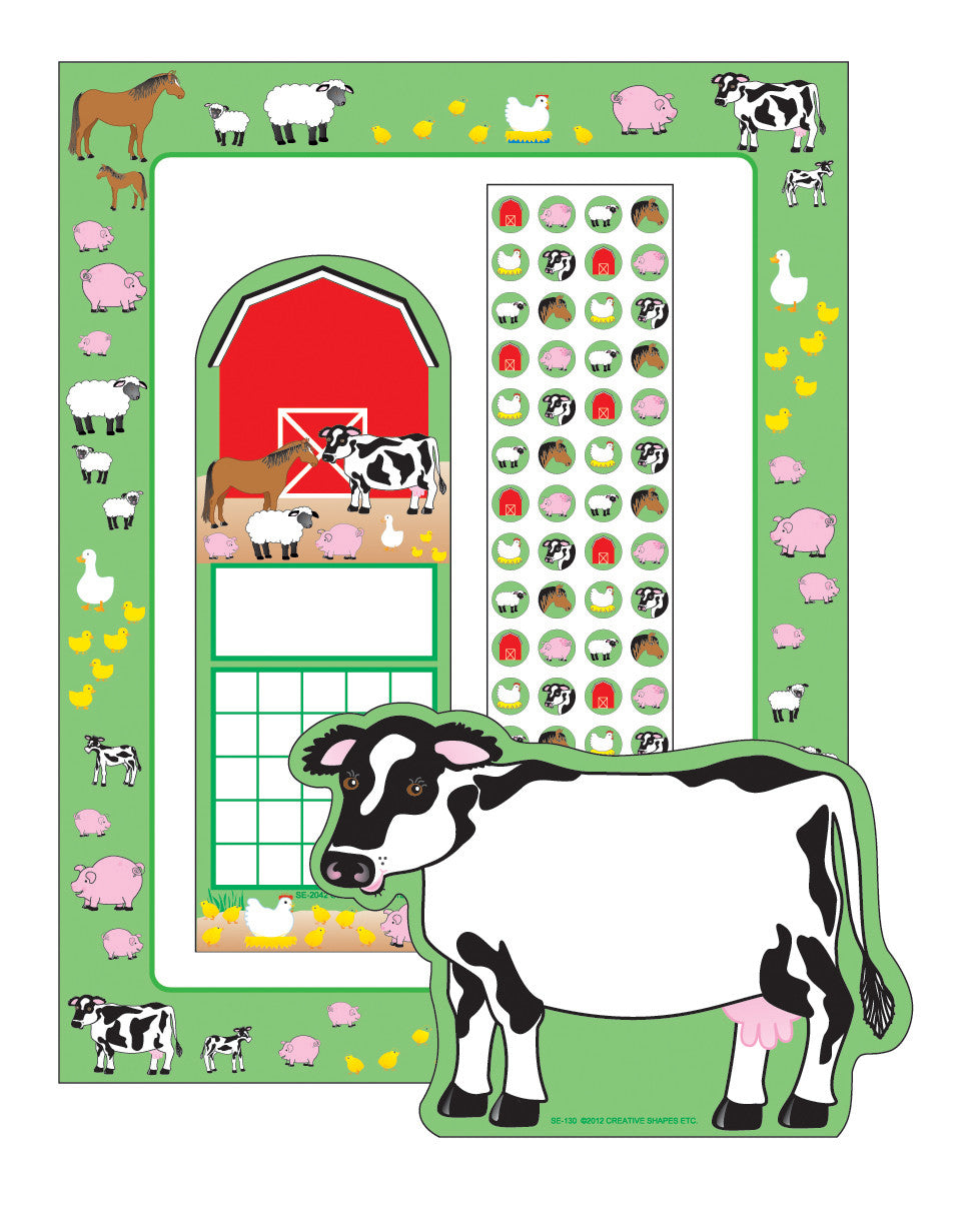 Stationery Set - Farm - Creative Shapes Etc.