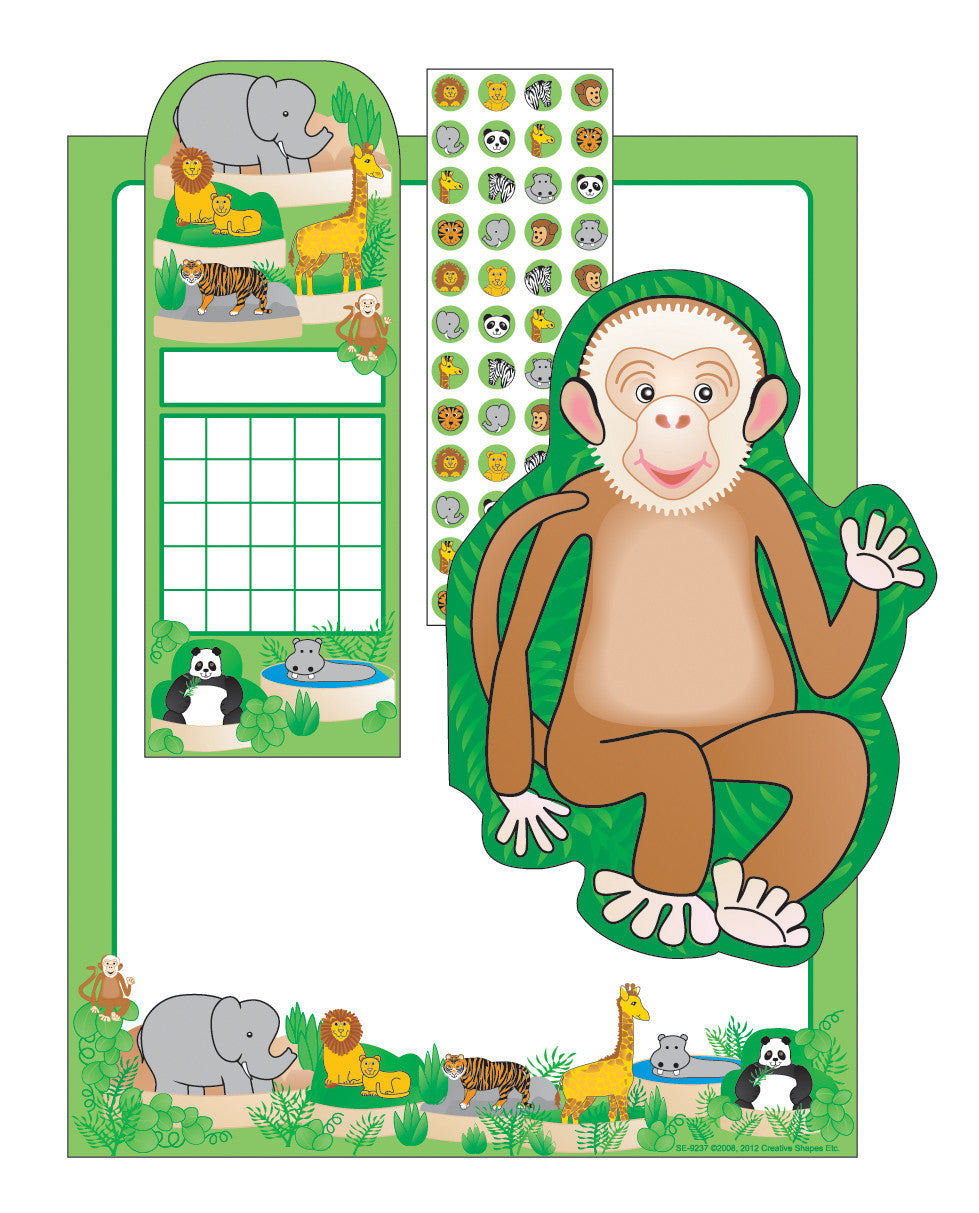 Stationery Set - Zoo - Creative Shapes Etc.