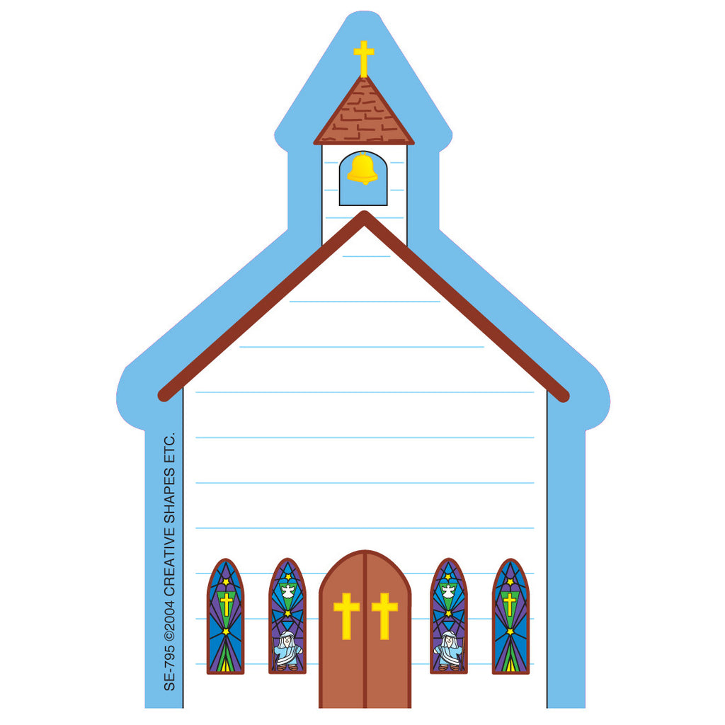 Mini Notepad - Church - Creative Shapes Etc.
