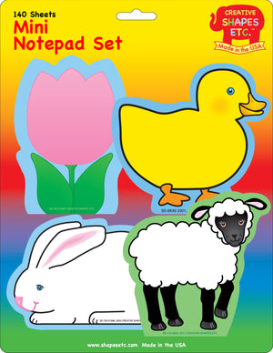 Mini Notepad Set - Easter - Creative Shapes Etc.