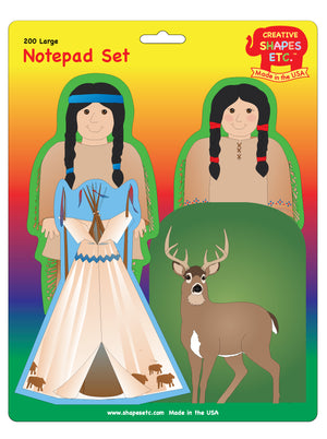 Large Notepad Set - Native American - Creative Shapes Etc.