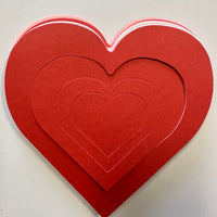 Growing Heart Large Tri-Color Cut-Out - 5.5" - Creative Shapes Etc.