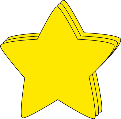 Star Large Single-Color Creative Cut-Outs- 5.5