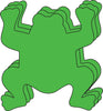 Large Single Color Cut-Out - Frog - Creative Shapes Etc.