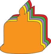 Birthday Cake Assorted Color Creative Cut-Outs- 5.5" - Creative Shapes Etc.