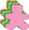 Large Assorted Color Creative Foam Cut-Outs - Teddy Bear - Creative Shapes Etc.