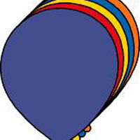 Large Assorted Color Creative Foam Cut-Outs - Balloon - Creative Shapes Etc.