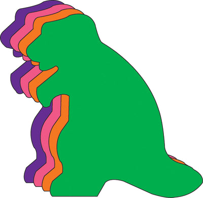 Dinosaur Assorted Color Creative Cut-Outs- 5.5