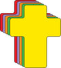 Cross Assorted Color Creative Cut-Outs- 5.5" - Creative Shapes Etc.