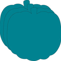 Small Single Color Cut-Out - Teal Pumpkin - Creative Shapes Etc.