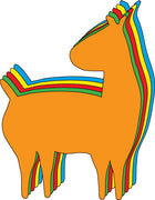 Large Assorted Color Creative Cutout - Llama - Creative Shapes Etc.