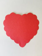 Scalloped Heart Assorted Color Creative Cut-Outs- 5.5"