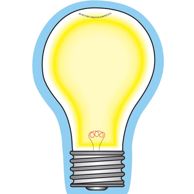 Large Notepad - Light Bulb - Creative Shapes Etc.