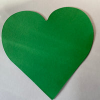 Large Single Color Cut-Out - St. Patrick's Day Heart - Creative Shapes Etc.