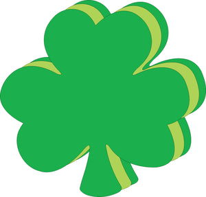 Assorted Green Shamrock Assorted Color Creative Cut-Outs- 5.5” - Creative Shapes Etc.