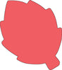 Sticky Shape Notepad - Red Leaf - Creative Shapes Etc.